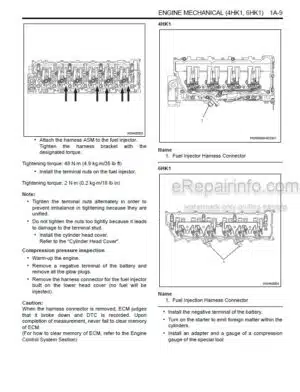 Photo 6 - Isuzu 4HK1 6HK1 Service Manual Engine 9-44060