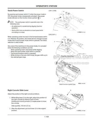 Photo 10 - Kawasaki 115Z7 Operation & Maintenance Manual Wheel Loader 93116-00606