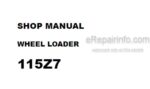Photo 4 - Kawasaki 115Z7 Shop Manual Wheel Loader