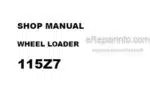 Photo 4 - Kawasaki 115Z7 Shop Manual Wheel Loader