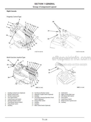 Photo 5 - Kawasaki 115Z7 Shop Manual Wheel Loader