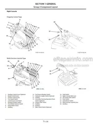 Photo 2 - Kawasaki 115Z7 Shop Manual Wheel Loader