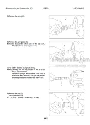 Photo 5 - Kawasaki 115ZIV-2 Shop Manual Wheel Loader