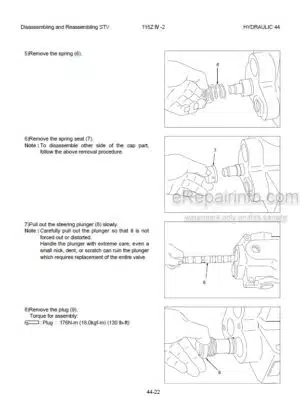 Photo 7 - Kawasaki 115ZIV-2 Shop Manual Wheel Loader