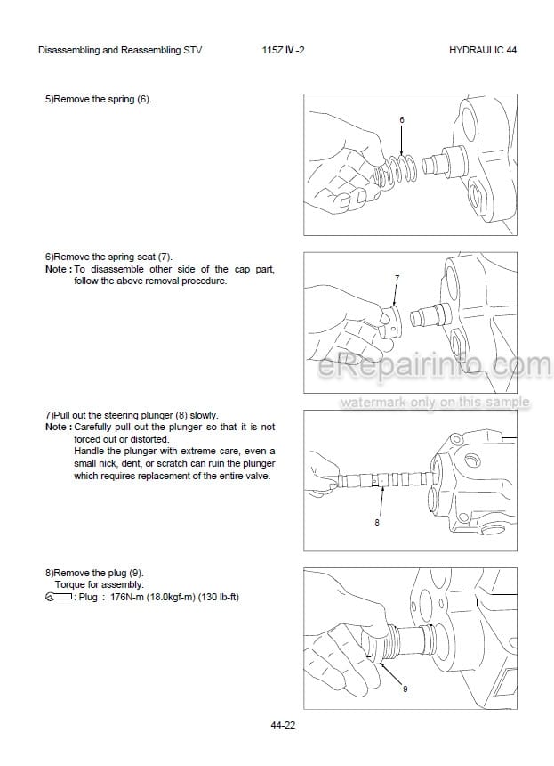 Photo 1 - Kawasaki 115ZIV-2 Shop Manual Wheel Loader