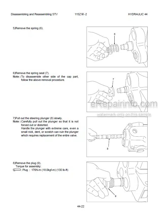 Photo 1 - Kawasaki 115ZIV-2 Shop Manual Wheel Loader