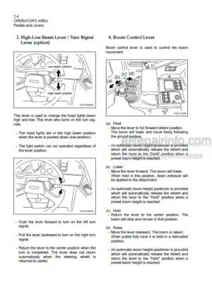 Photo 3 - Kawasaki 115ZV-2 Operation & Maintenance Manual Wheel Loader 93116-00483