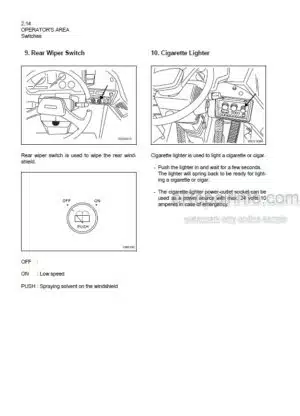 Photo 3 - Kawasaki 115ZV Operation & Maintenance Manual Wheel Loader