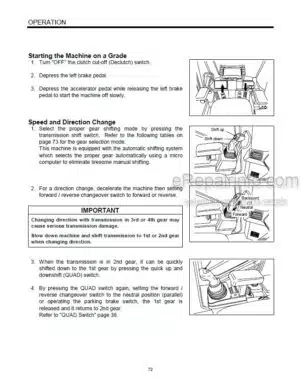 Photo 4 - Kawasaki 135ZIV-2 Operation & Maintenance Manual Wheel Loader 93117-00011