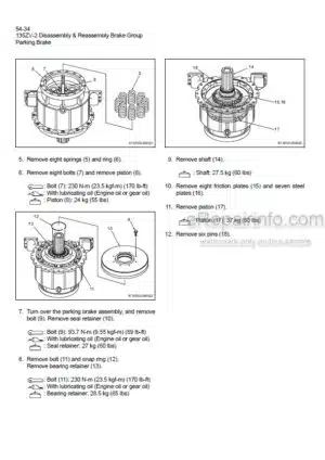 Photo 1 - Kawasaki 135ZV-2 Shop Manual Wheel Loader