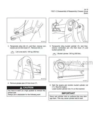 Photo 3 - Kawasaki 135ZV-2 Shop Manual Wheel Loader 93217-00140