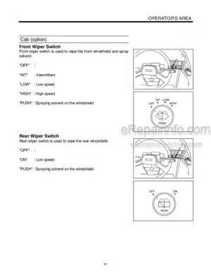 Photo 6 - Kawasaki 60ZV Operation & Maintenance Manual Wheel Loader 93106-00084