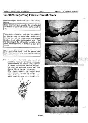 Photo 8 - Kawasaki 88ZII Shop Manual Shovel Loader S0202-6