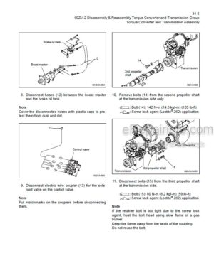 Photo 7 - Kawasaki 60ZV Shop Manual Wheel Loader