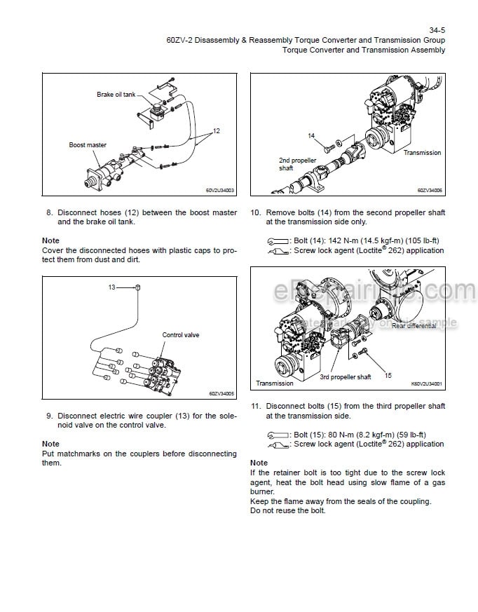 Photo 1 - Kawasaki 60ZV-2 Shop Manual Wheel Loader 93206-00121