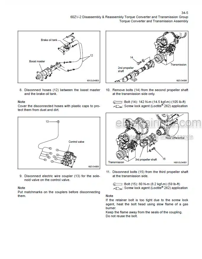 Photo 1 - Kawasaki 60ZV-2 Shop Manual Wheel Loader 93206-00121