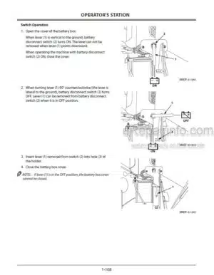 Photo 3 - Kawasaki 62Z7 67Z7 67TM7 Operation & Maintenance Manual Wheel Loader 93107-00711