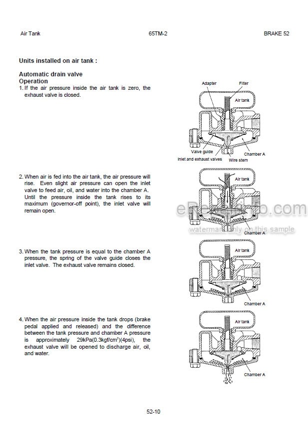Photo 1 - Kawasaki 65TM-2 Shop Manual Wheel Loader 93207-00141