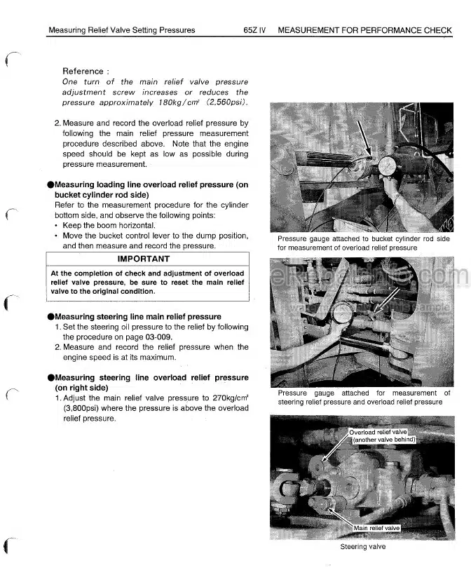Photo 1 - Kawasaki 65ZIV Shop Manual Wheel Loader