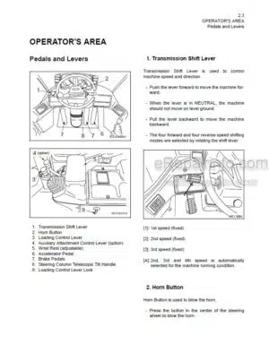 Photo 6 - Kawasaki 65ZV Operation & Maintenance Manual Wheel Loader 93107-00233