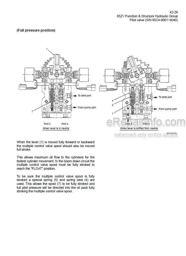 Photo 1 - Kawasaki 65ZV Shop Manual Wheel Loader 93207-00184