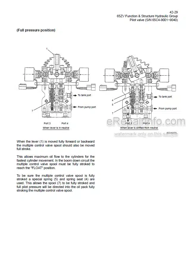 Photo 1 - Kawasaki 65ZV Shop Manual Wheel Loader 93207-00184