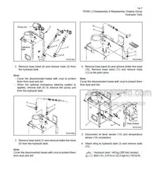 Photo 8 - Kawasaki 70TMV-2 Shop Manual Wheel Loader 93208-00610