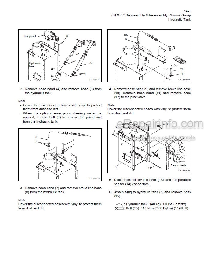 Photo 1 - Kawasaki 70TMV-2 Shop Manual Wheel Loader 93208-00610