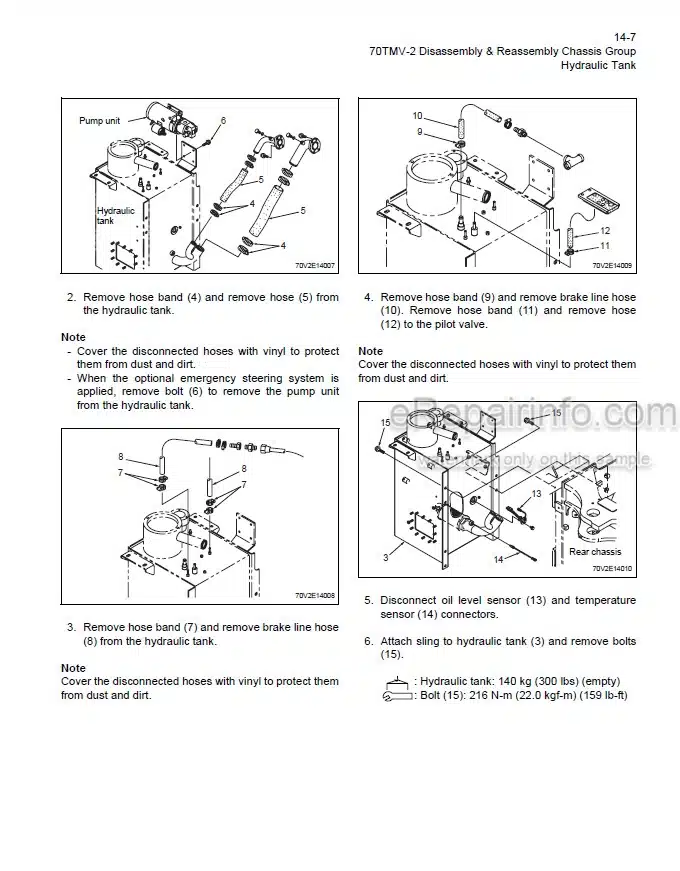 Photo 1 - Kawasaki 70TMV-2 Shop Manual Wheel Loader 93208-00610