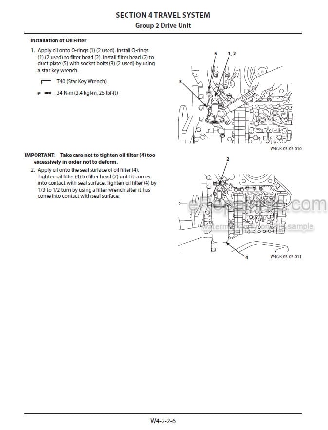 Photo 1 - Kawasaki 70Z7 70TM7 Shop Manual Wheel Loader 93208-00772