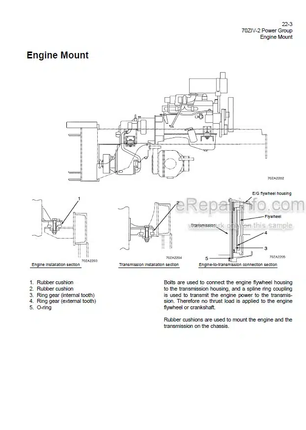 Photo 1 - Kawasaki 70ZIV-2 Shop Manual Wheel Loader