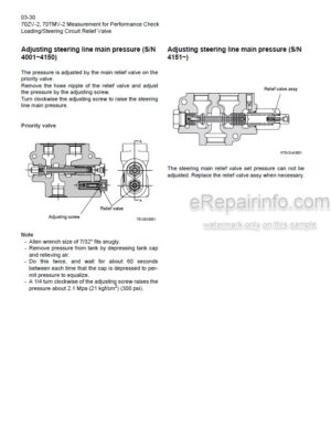 Photo 3 - Kawasaki 70ZV-2 70TMV-2 Shop Manual Wheel Loader 93208-00540