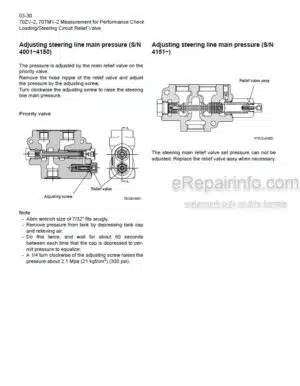 Photo 10 - Kawasaki 70ZV-2 70TMV-2 Shop Manual Wheel Loader 93208-00540