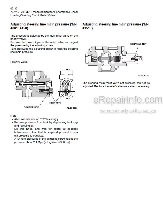 Photo 1 - Kawasaki 70ZV-2 70TMV-2 Shop Manual Wheel Loader 93208-00540