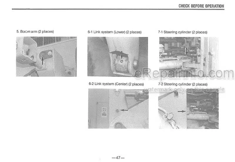 Photo 1 - Kawasaki 80ZII Operation & Maintenance Manual Shovel Loader AAAO01310-7