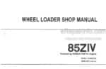 Photo 4 - Kawasaki 85ZIV Shop Manual Wheel Loader