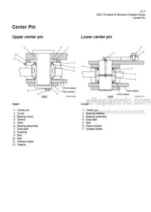 Photo 2 - Kawasaki 85ZV Shop Manual Wheel Loader 93211-00143