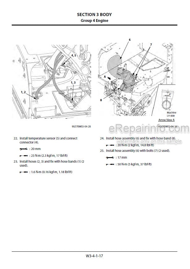 Photo 1 - Kawasaki 90Z7B Shop Manual Wheel Loader