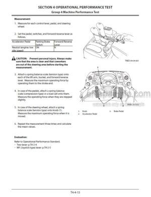 Photo 8 - Kawasaki 95ZIV-3 Shop Manual Wheel Loader