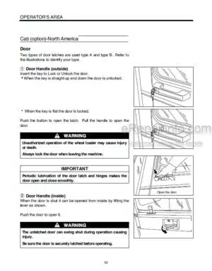 Photo 3 - Kawasaki 90ZIV Operation & Maintenance Manual Wheel Loader