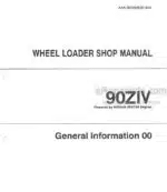 Photo 5 - Kawasaki 90ZIV Shop Manual Wheel Loader AAA-S90N2E00