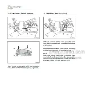 Photo 3 - Kawasaki 90ZV-2 Operation & Maintenance Manual Wheel Loader 93113-00450