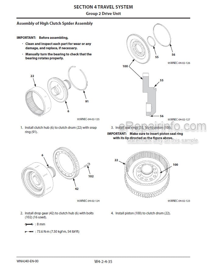 Photo 1 - Kawasaki 95Z7B Shop Manual Wheel Loader