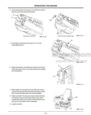 Photo 7 - Kawasaki 85ZIV-2 Operation & Maintenance Manual Wheel Loader 93111-00043