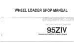 Photo 4 - Kawasaki 95ZIV Shop Manual Wheel Loader AAA-S97C2E14-962