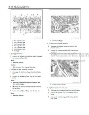 Photo 9 - Kawasaki Isuzu 6HK1 Shop Manual Diesel Engine