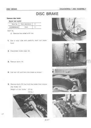 Photo 2 - Kawasaki KSS80ZII Shop Manual Shovel Loader S1302-4