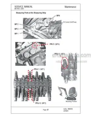 Photo 7 - Mustang AL106 AL206 AL306 Service Manual Articulated Loader 918360