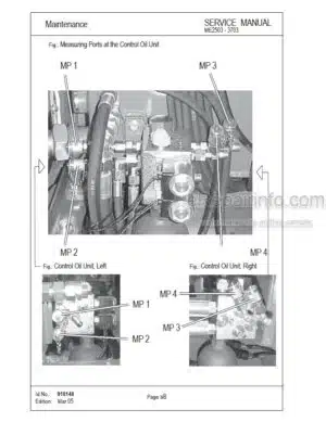 Photo 1 - Mustang ME2503 ME3003 ME3503 ME3703 Service Manual Compact Excavator 918149