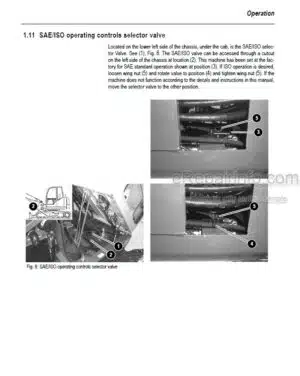 Photo 14 - Mustang ME6003 Service Manual Compact Excavator 918175